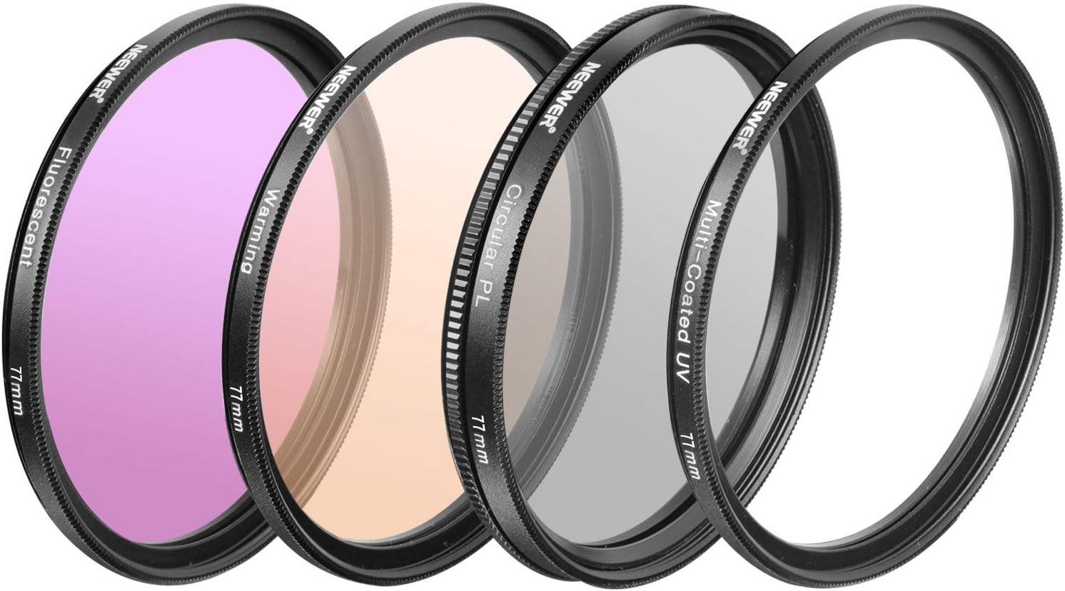 Neewer 4 Piezas de 77MM Kit de Filtros de Lentes para Cámara DSLR ...
