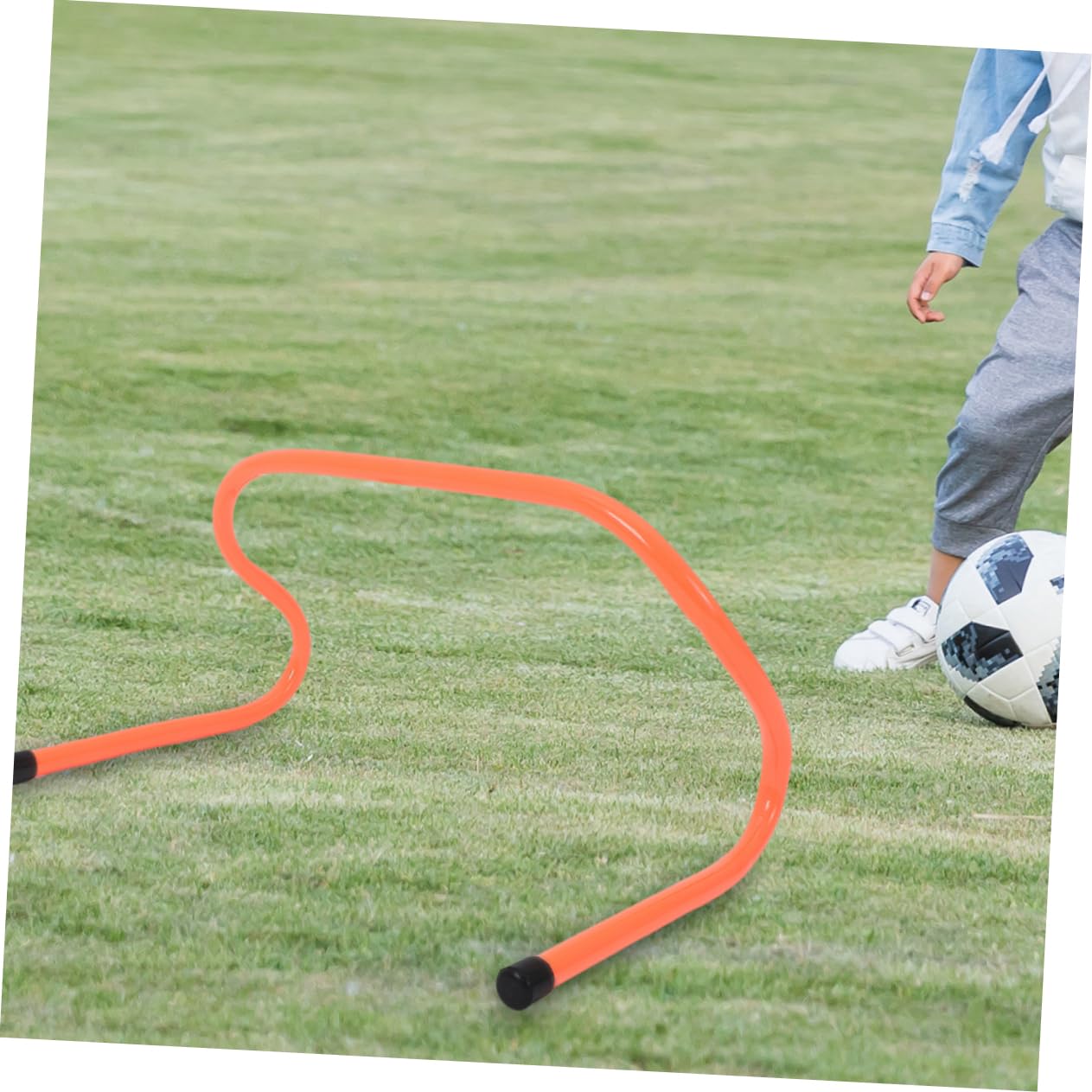 Yardwe 4piezas Vallas De Agilidad para Fútbol Accesorios De Entrenamiento Vallas De Plástico Resistentes Al Desgaste