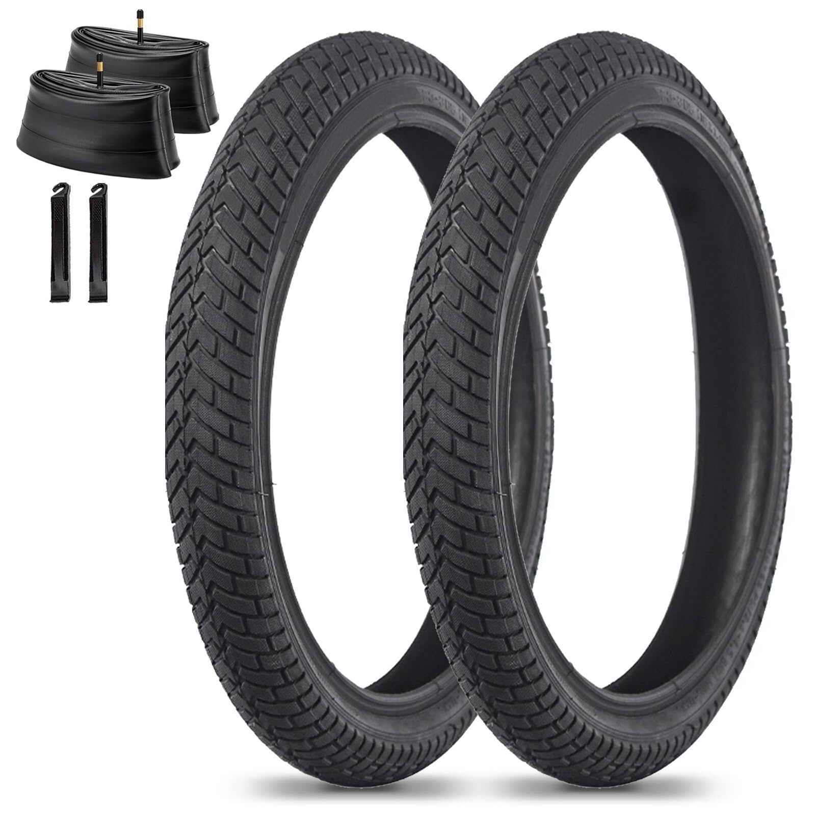 2PCS 16/18/20X1,95/2,125 Cala Opony Do Rowerów BMX Z Dętkami Z Łyżkami Do Opon 16/18/20 1,95/2,125 Cala Odporne Opony Street Park Dirt Riding Racing Freestyle