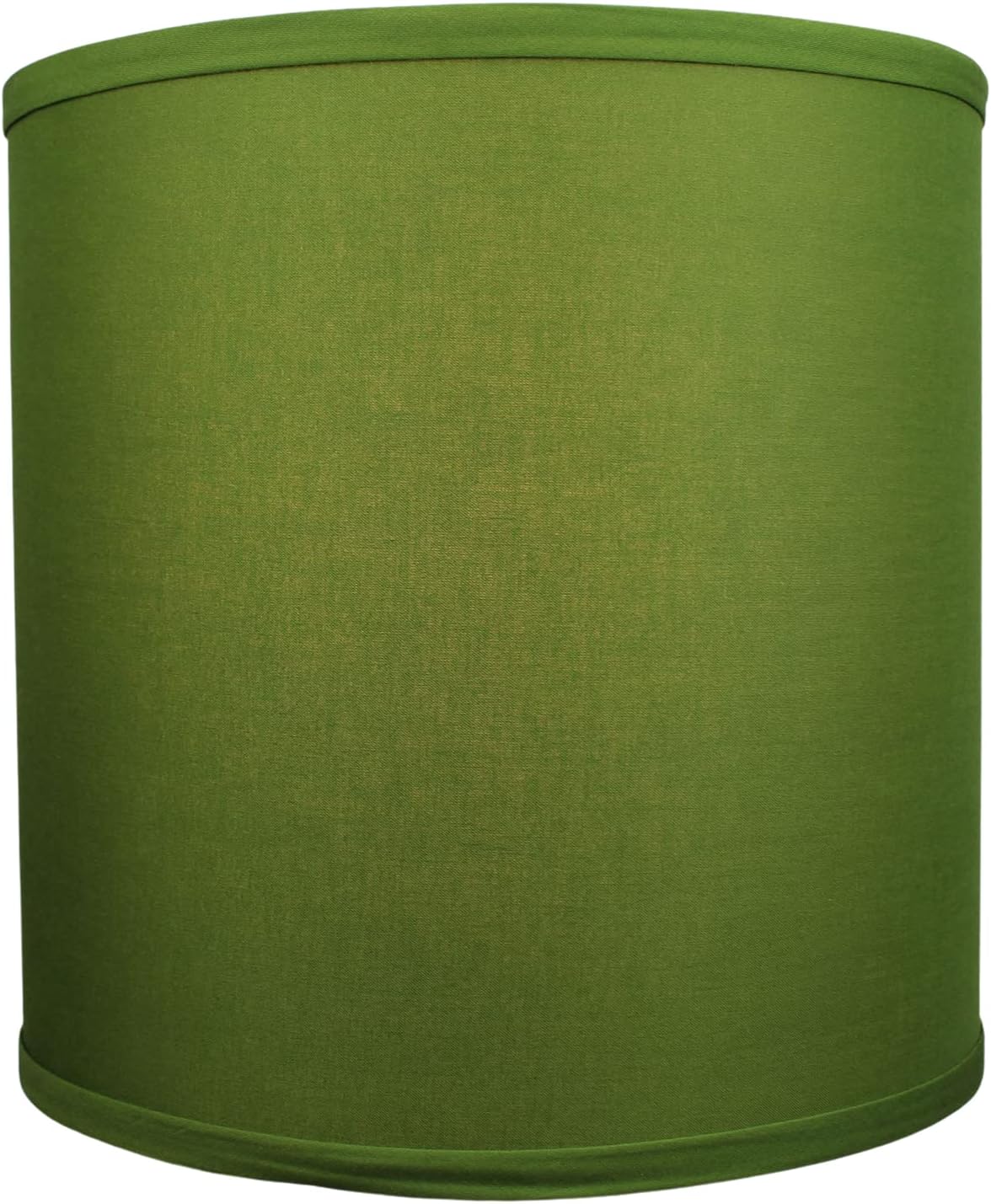 FenchelShades.com 12" Top Diameter x 12" Bottom Diameter 12" Height Cylinder Drum Lampshade USA Made (Avocado)