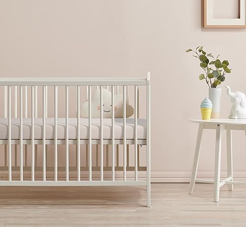 Miniatura 8 de Meracorallo Sábanas bajeras de muselina para cuna, paquete de 2 sábanas de algodón suave y transpirable, sábana neutra para cuna para bebés niños y