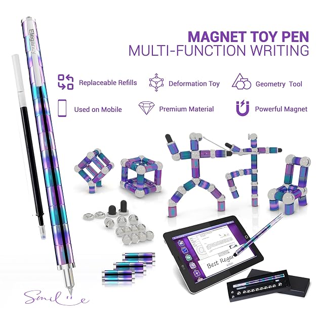 Foto 6 de 7 de Elegancy Fidget Pen Bolas magnéticas