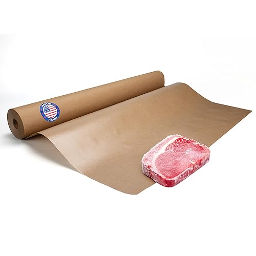 Vista 12 de Papel congelador de 18 x 13200 pulgadas (1100 pies) - Rollo de papel para congelador blanco grande hecho en Estados Unidos para congelar alimentos