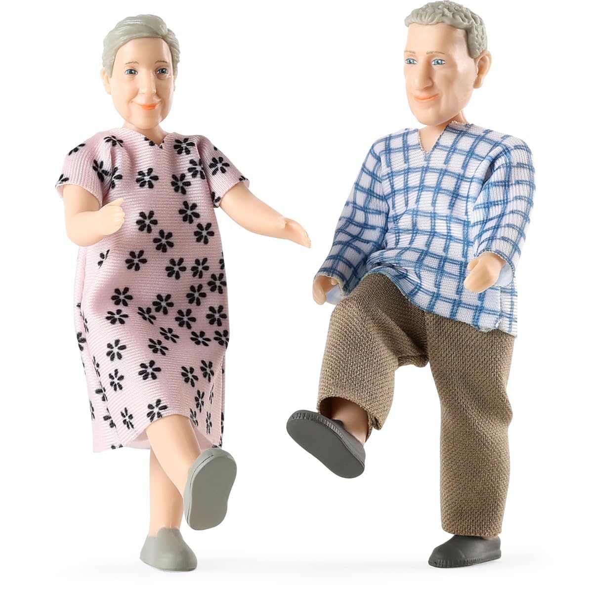 Lundby Set delle bambole – Charlie nonni, statuette per casa delle bambole – figure per la famiglia delle bambole – Accessori per casa delle bambole di alta qualità – 2 bambole a partire dai 3 anni