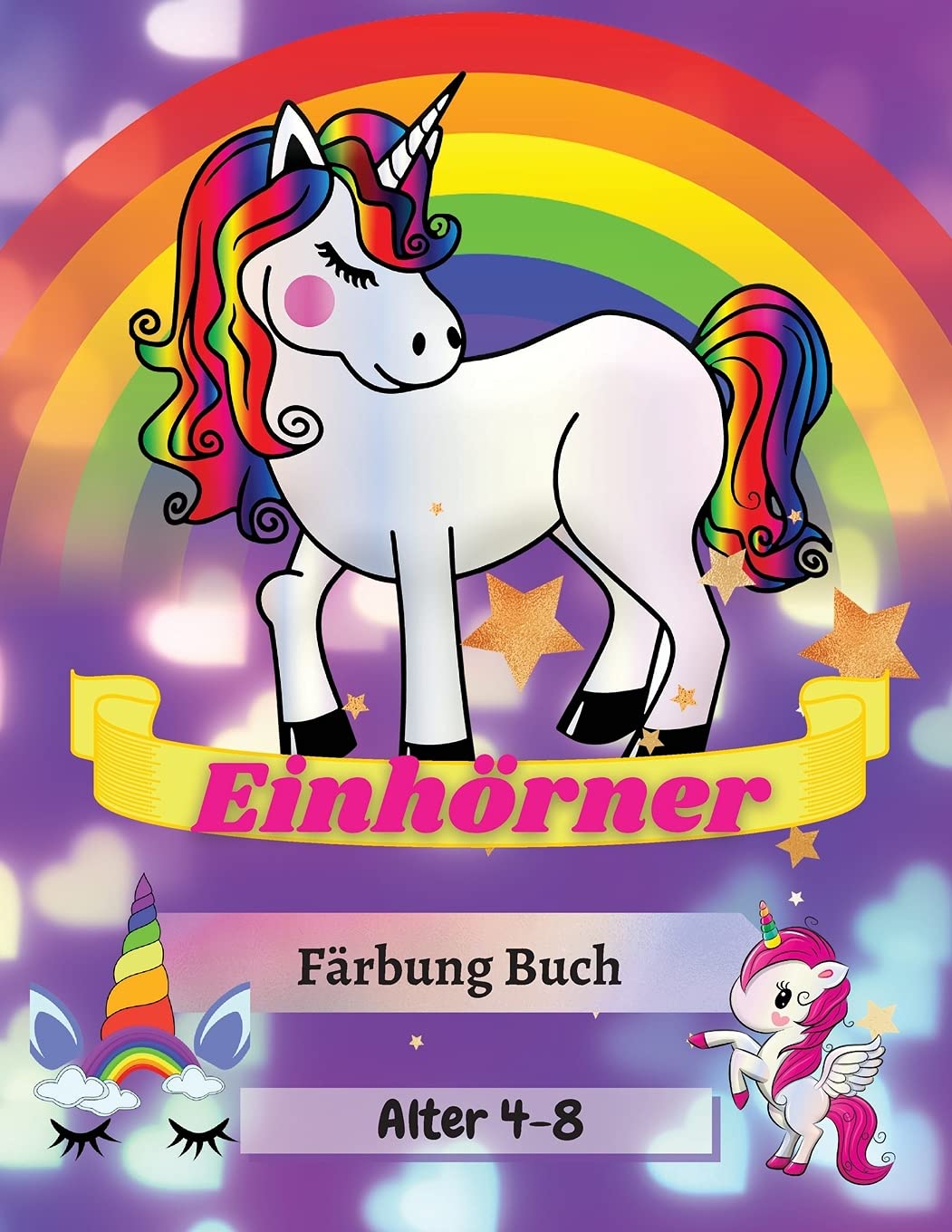 Einhoerner Farbung Buch Alter 4-8
