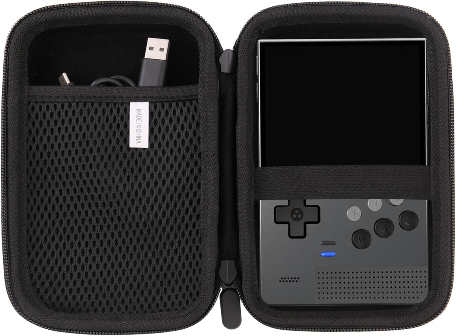 WAIYUCN Hard Carrying Case Compatible with Retroid Pocket Classic/Retroid Pocket Flip 2 Flip Retro Game Handheld Console Case (Black)