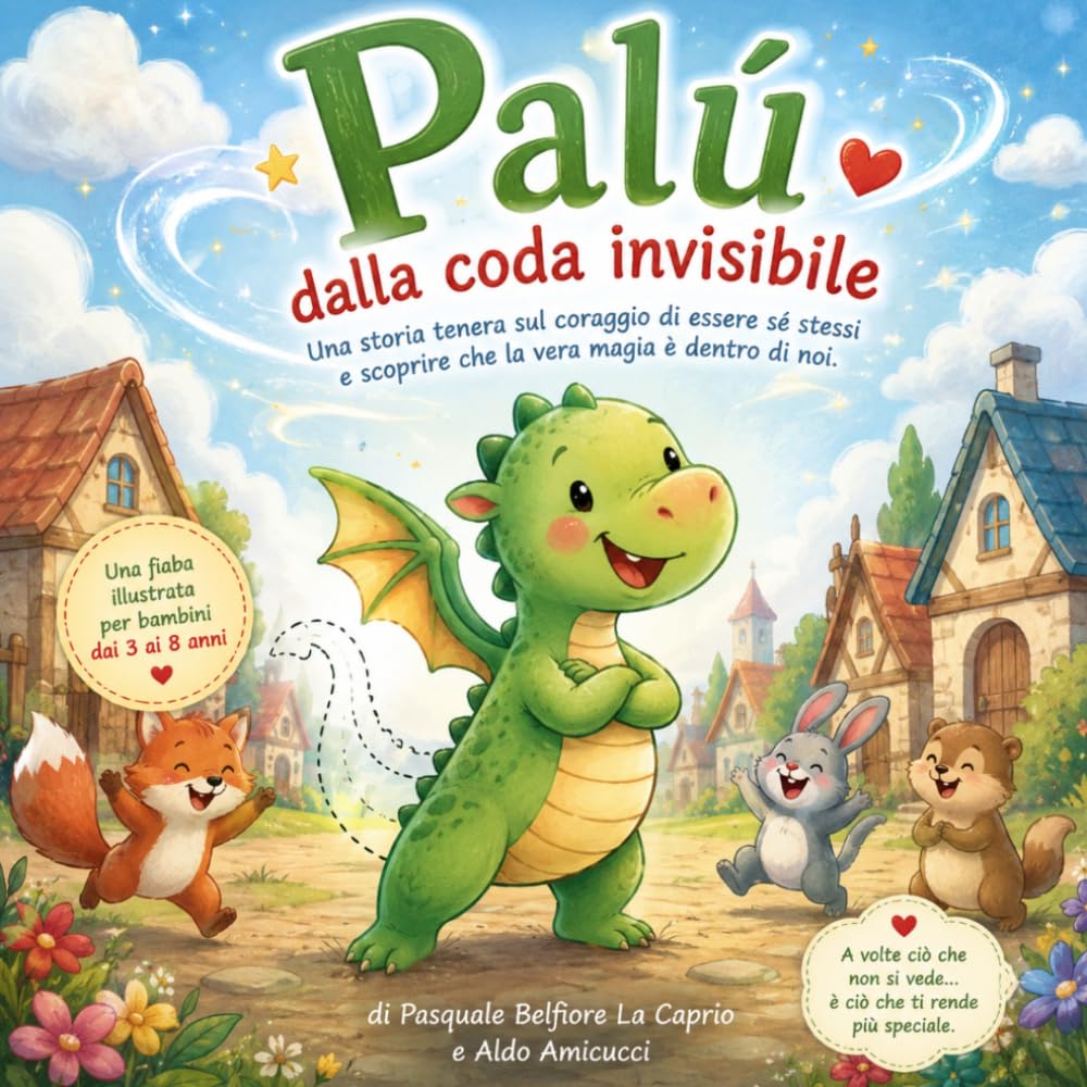 Palú dalla Coda Invisibile: Una dolce fiaba illustrata sull’autostima, il coraggio e la bellezza di essere diversi