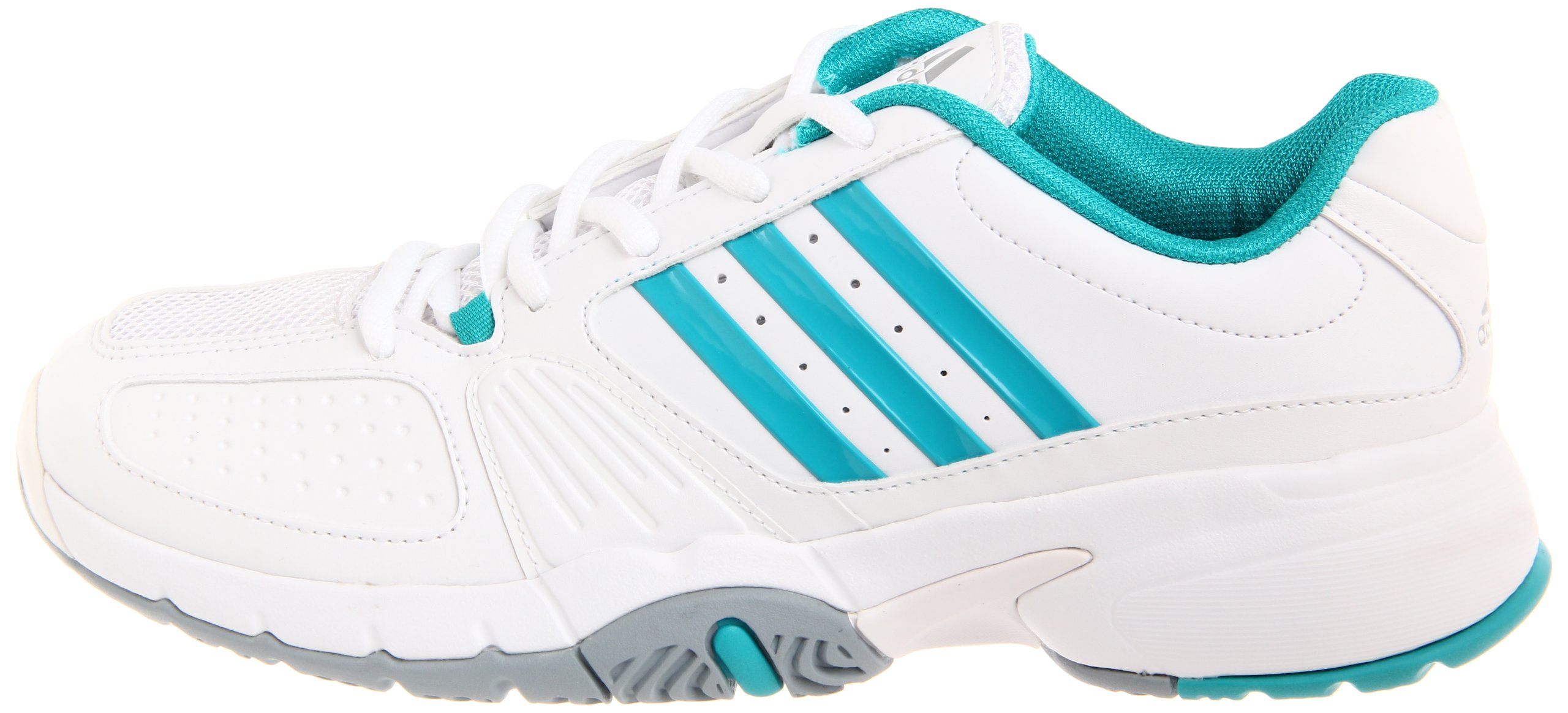 Adidas Womens Barricade Team W Running White Ultra Green