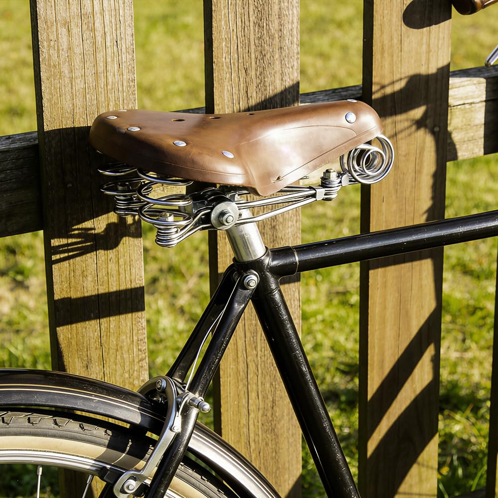 ANCIENNE SELLE DE VELO ALLEMAND EN CAOUTCHOUC MARQUE