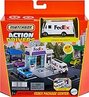 Vista 6 de Matchbox Conductores de Acción Centro de Paquetes FedEx