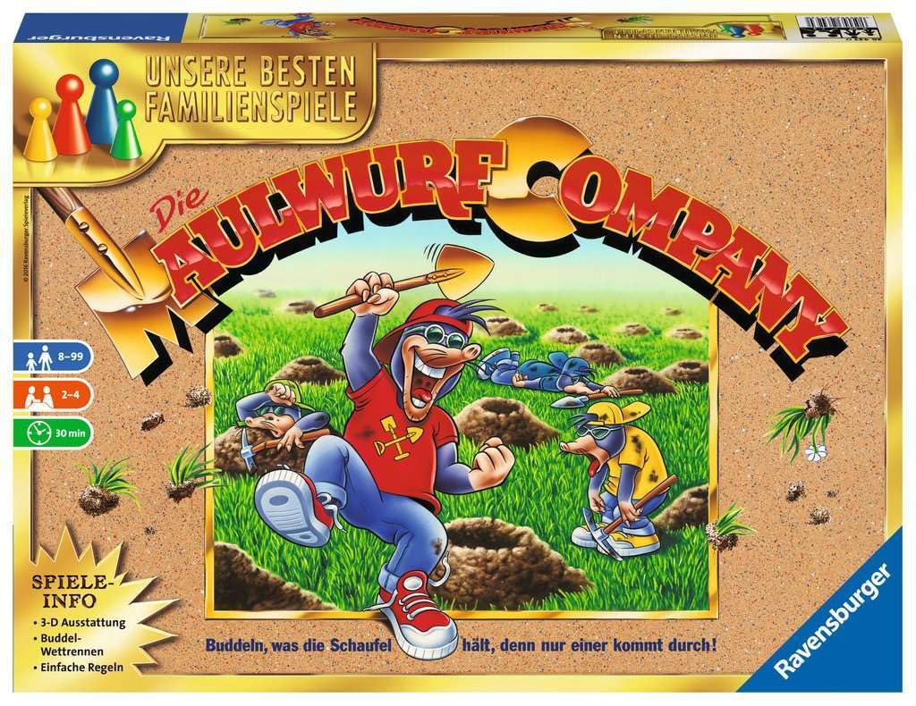 Ravensburger The Maulwurf Company Gra Planszowa, Wielokolorowy, Od 8 lat