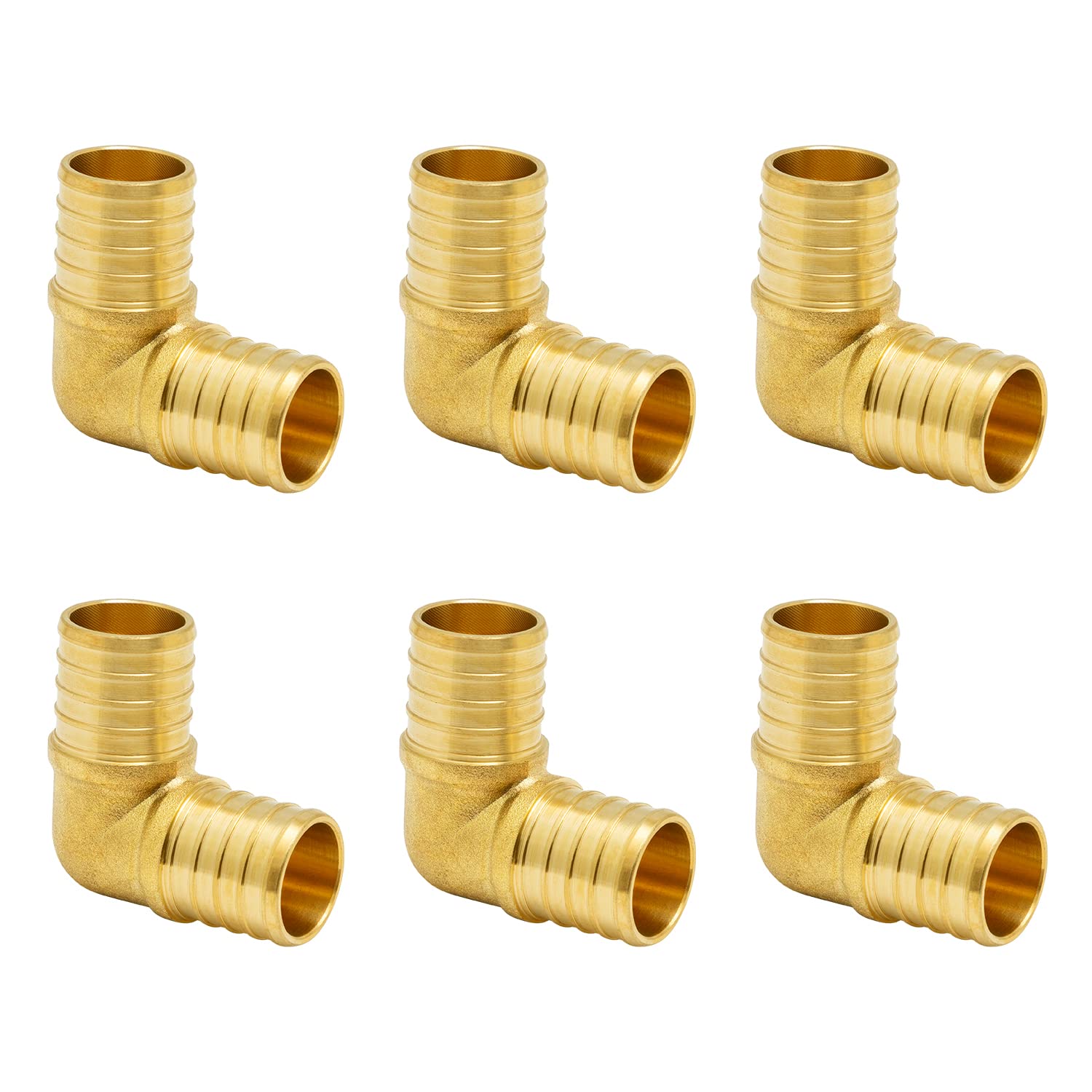 SUNGATOR 6-Pack 1 Inch PEX 90 Degree Elbow