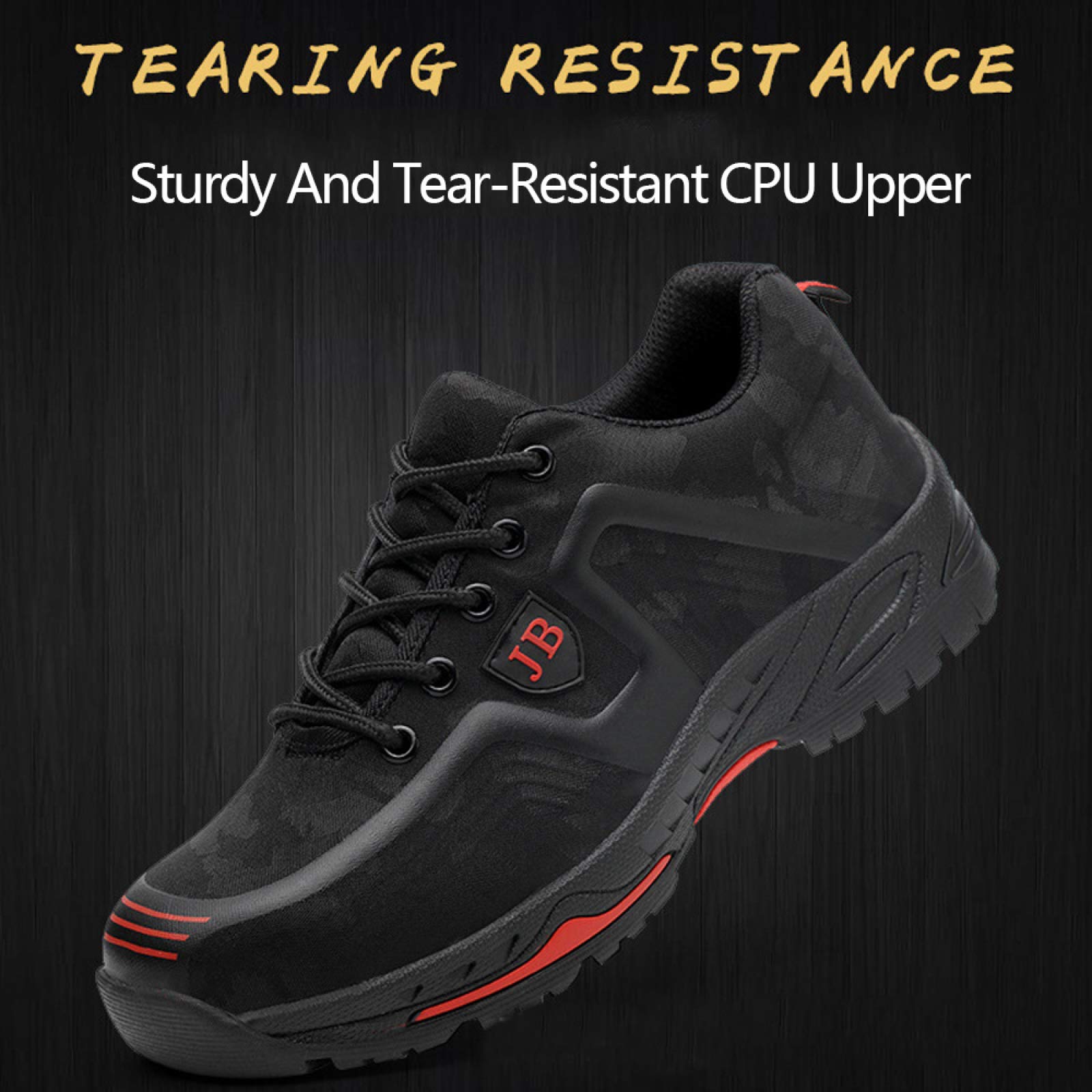 JUDBF Veiligheidsschoenen Heren Dames Werkschoenen lichtgewicht Ademend Stalen Neus Schoenen Sportief Beschermende Sneakers Roze/37