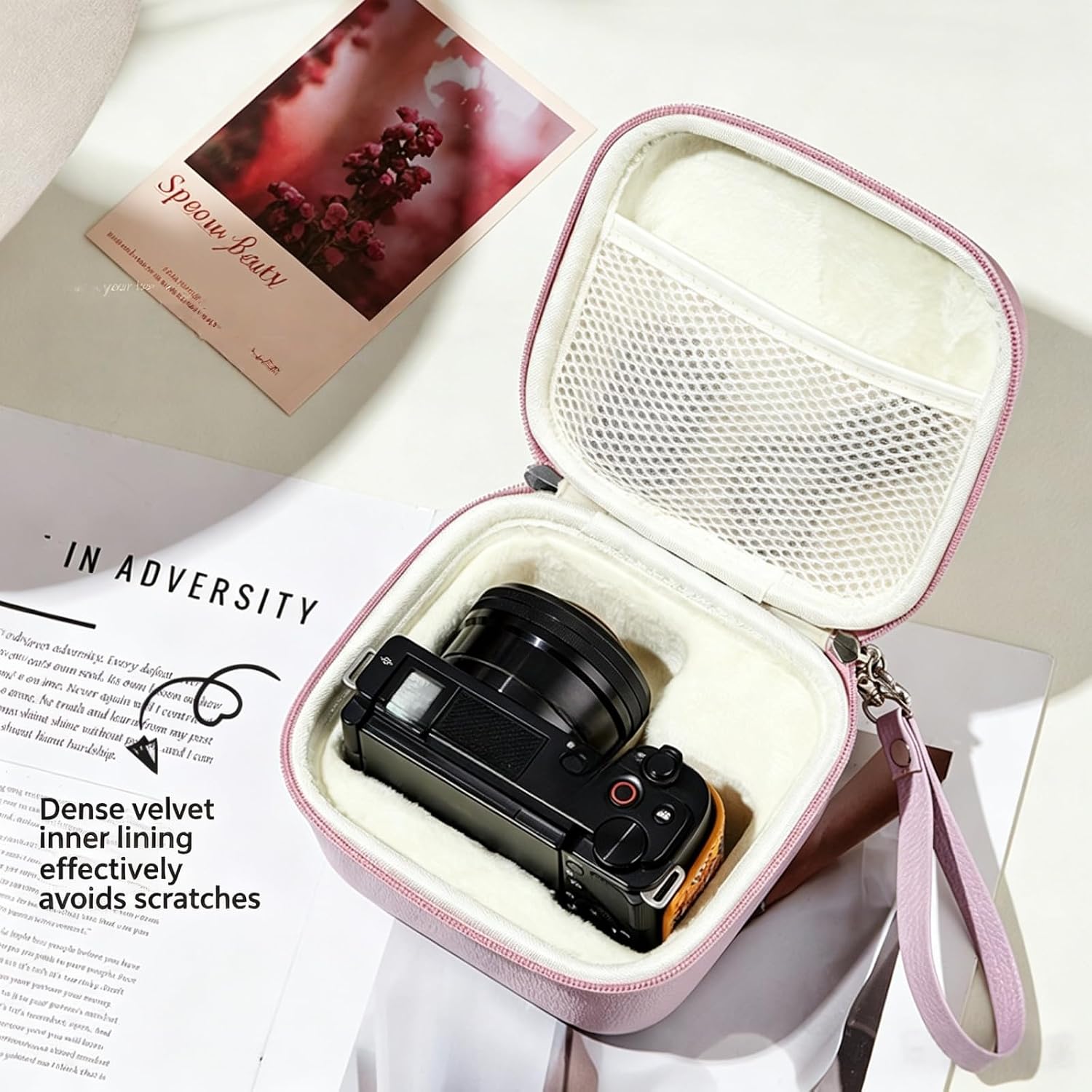 الاقتصادي - Camera Case Compatible with Sony ZV-E10, Precision Mold Hard Shell Carry Bag, Portable Custom Protective Cover for Vlog Shooting and Outdoor Travel 2026 - view 3