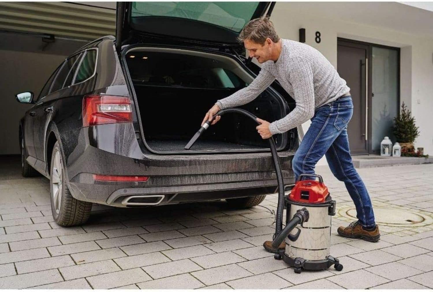 Einhell Aspirateur eaux et poussières TC-VC 1820 S 1250 W Cuve 20L