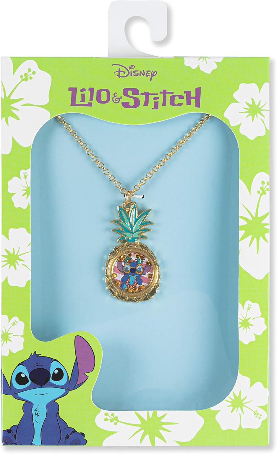 Disney Lilo & Stitch Multicoloured Costume Floating Stones Pendant NH00923YRKL-16