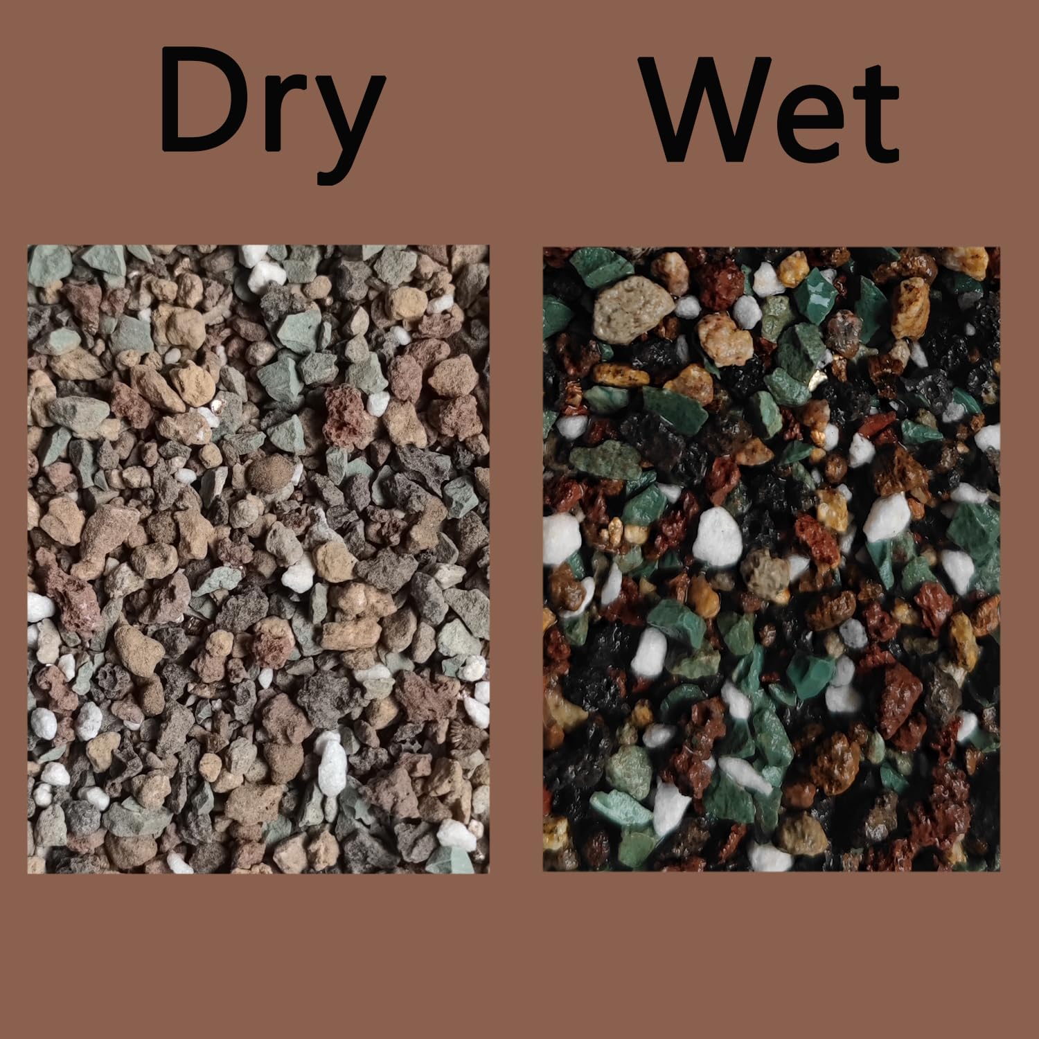 Mix Horticultural 5lbs Lava Rocks Mixed Potting Soil for Plants Bonsai Succulents and Cacti Soil Decoration Gravel Volcanic Pumice Stones for Terrarium, Top Dressing, Fairy Gardening