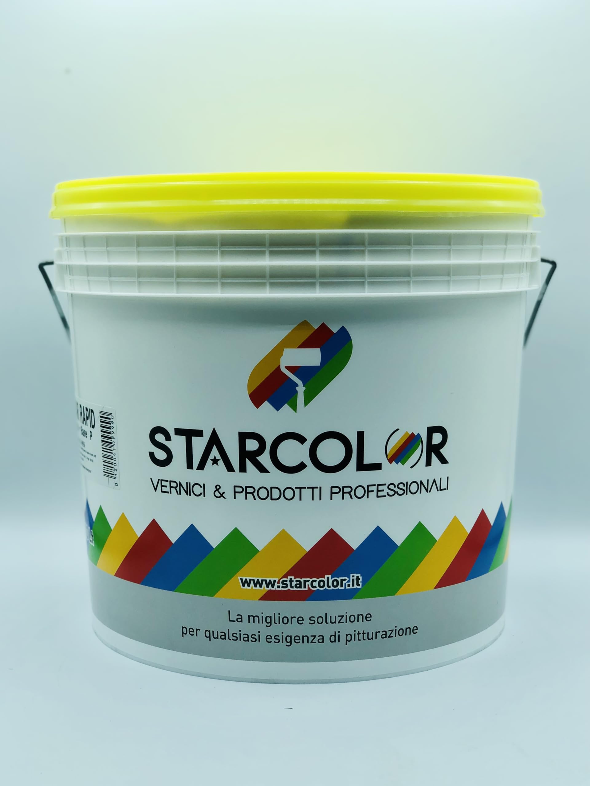STARCOLOR VERNICI & PRODOTTI PROFESSIONALI STAR RAPID PITTURA FONDO FINITURA LAVABILE SUPERCOPRENTE BIANCA LT 10