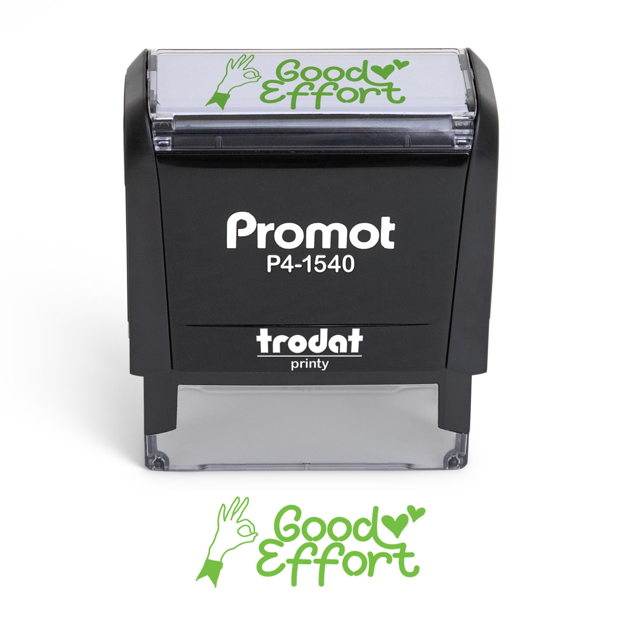 Promot Teacher Stamps for Classroom - Good Effort Self-Inking Motivational Stampers for Kids - Homeschool & School Grading Tool - Useful Teacher Gifts