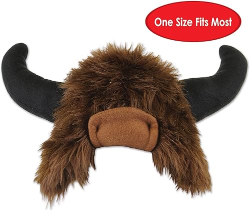 Miniatura 3 de Beistle Unisex Plush Hat, Farm Themed Cap, Party Supplies, Dress-Up Novelty Headwear, Western Accessories, Photo Booth Prop