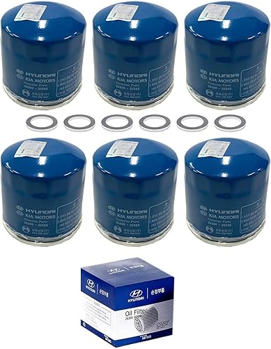 Miniatura 7 de Filtro de aceite original para Hyundai 26300-35504