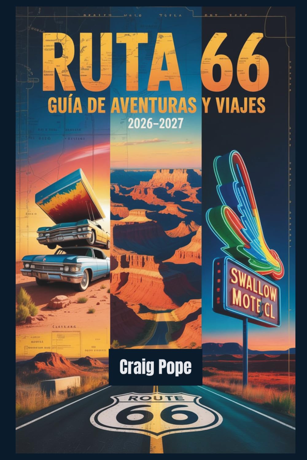 Ruta 66 Guía de Aventuras y Viajes 2026–2027: Un viaje por carretera milla a milla a través de la Mother Road de América, con paradas icónicas, joyas ... fáciles desde Chicago hasta Santa Mónica