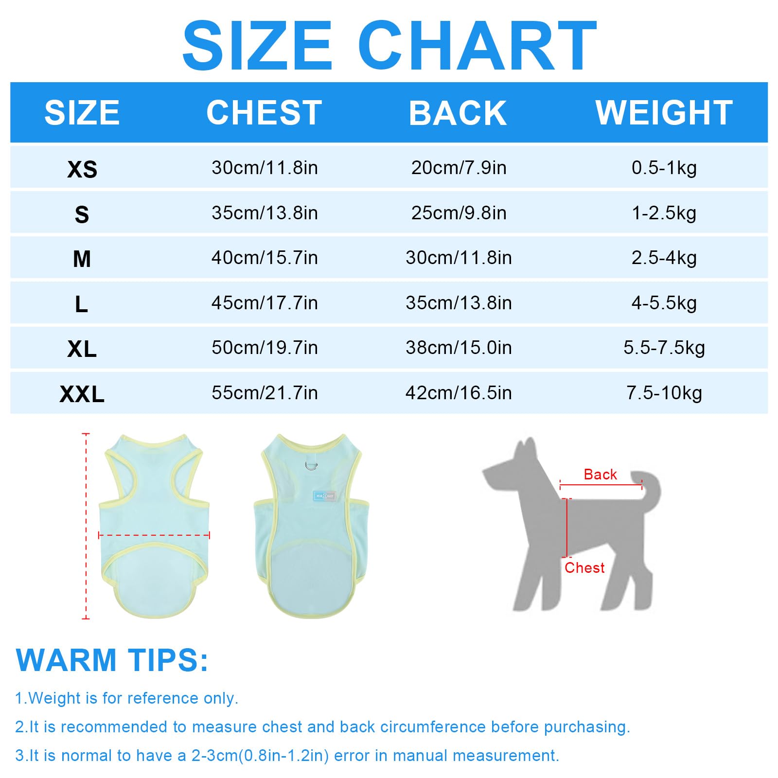 Risipu Dog Cooling Vest Premium Breathable Ice Silk Summer Clothes for Dogs Cats Quick Dry Puppy T-Shirt - Image 2