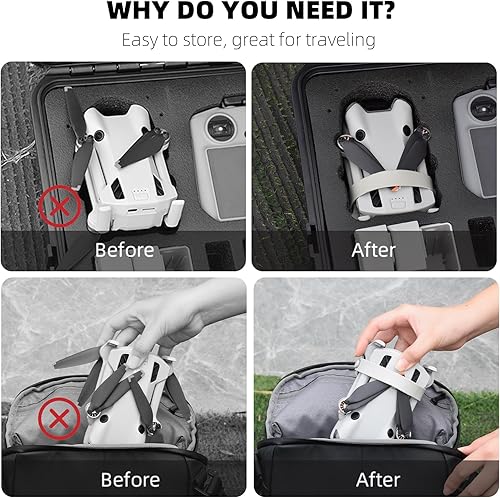 Miniatura 2 de Soporte para hélice Mini 4 Pro, hélices 6030F, accesorios de cuchilla, correa de apoyo, banda protectora, estabilizador, hélices, fijador para DJI