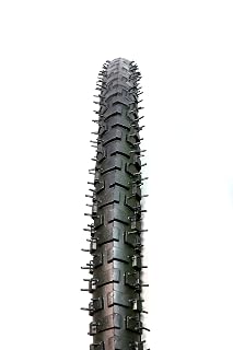 BEDROCK MTB Bicycle Nylon Tyre Good Grip (26 * 1.95 inch, Black)