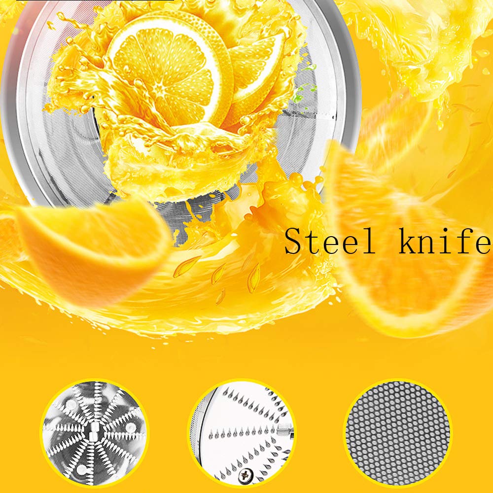 Centrifuga Frutta e Verdura, Centrifughe Estratti e Succhi Rigeneranti Apertura Larga, Base Anti-Scivolo, Centrifuga di Acciaio Inox con 2 velocità