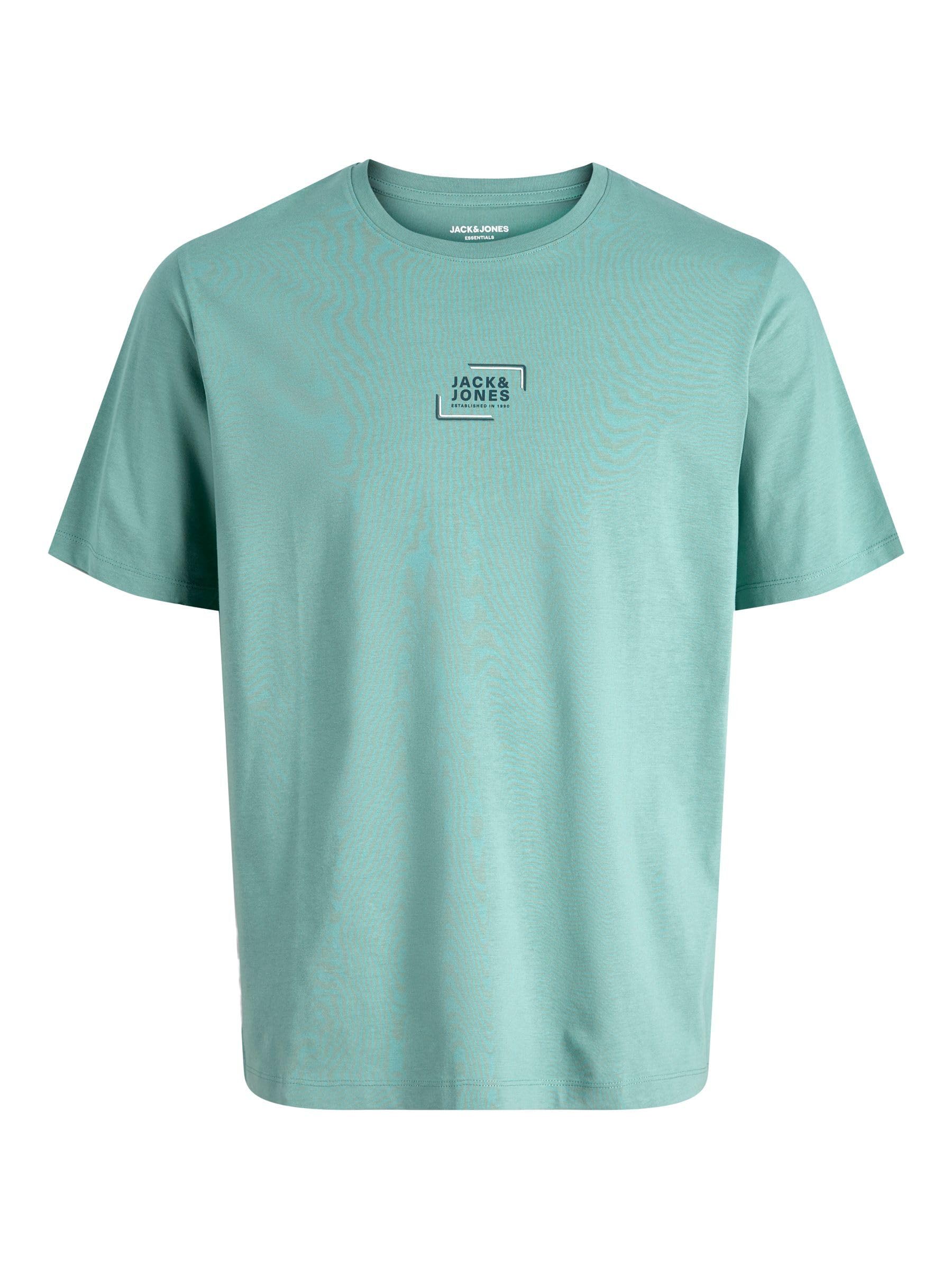 JACK & JONES Jjcorp Graphic Tee SS O-Neck, Mineral Blue, S