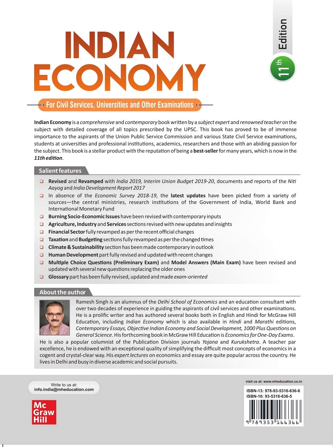 Buy Indian Economy For Civil Services Universities And Other Examinations 11th Edition Book Online At Low Prices In India Indian Economy For Civil Services Universities And Other Examinations 11th Edition Reviews