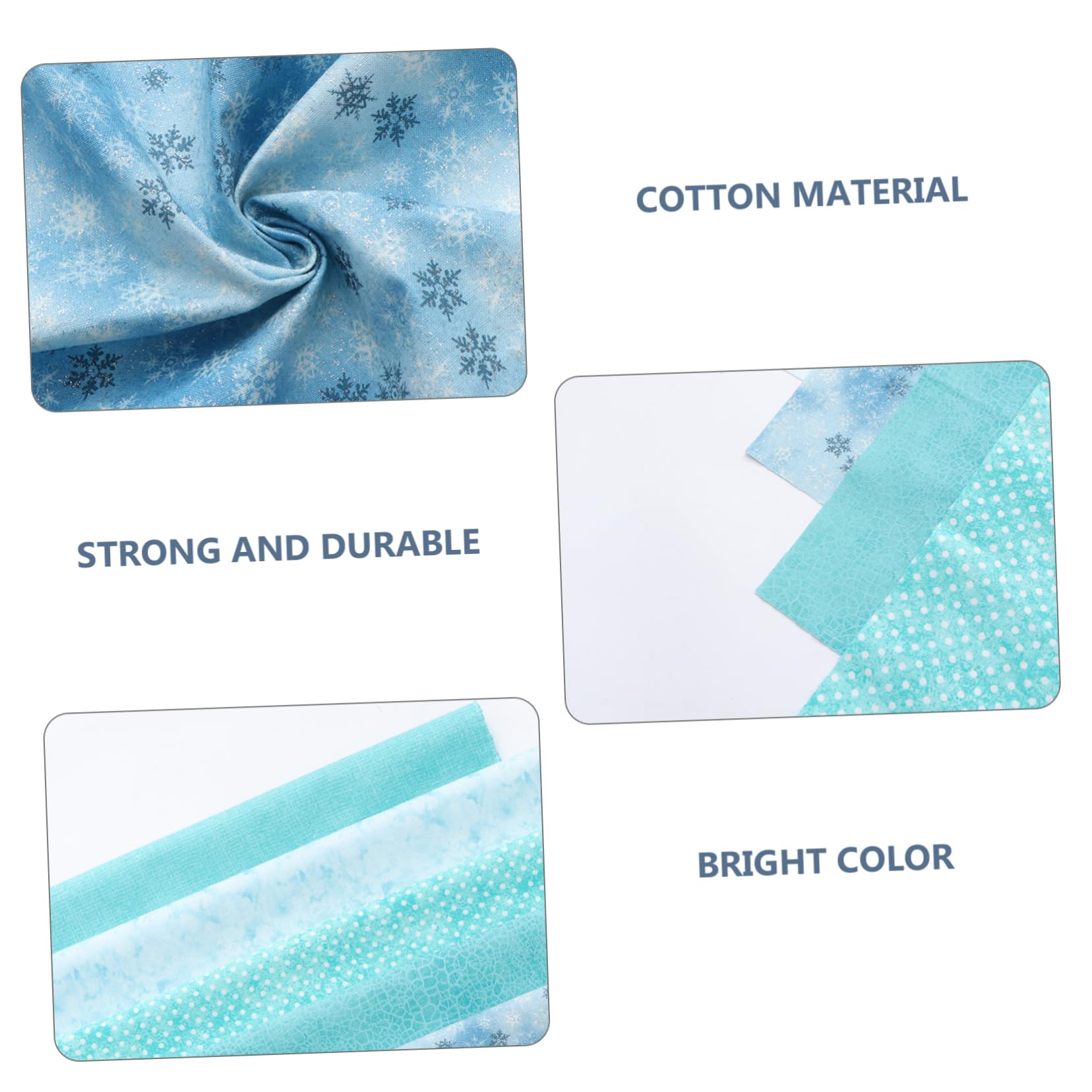 Kwadraty z tkaniny bawełnianej ， Sewing Patchwork Material,Fabric for Sewing,5pcs Patchwork Group Quilting Fabric Bundles Sewing