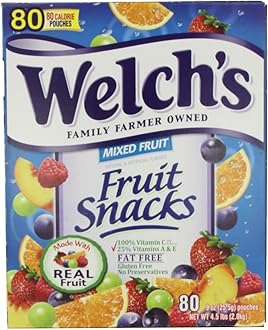 Lunchbox Perfect Welch's Mixed Fruit Snacks (0.9 oz., 66 pk.)fds