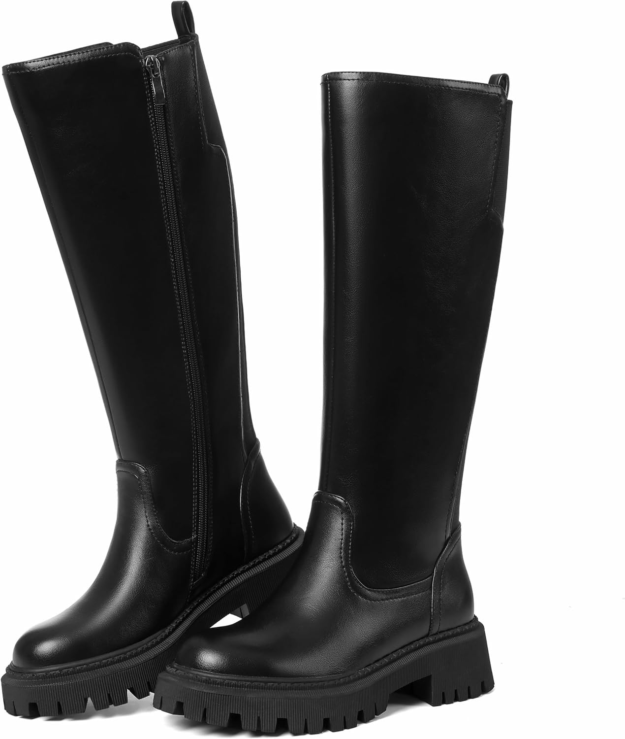 CELNEPHO Women's Knee High Boots - Wide Calf Comfort