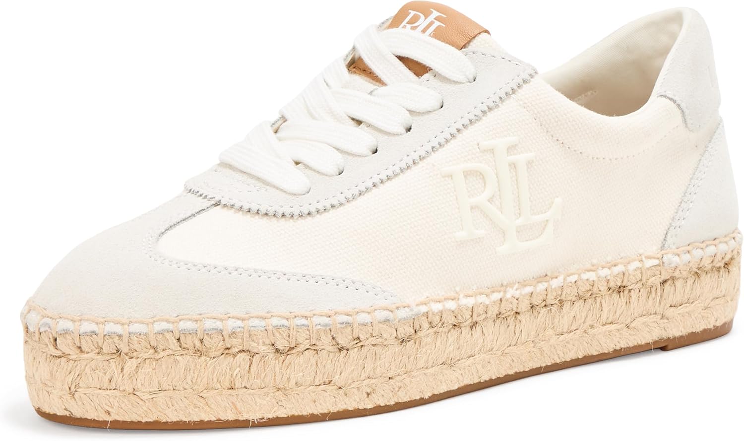 Lauren Ralph Lauren Womens Luize Canvas & Suede Espadrille Sneaker