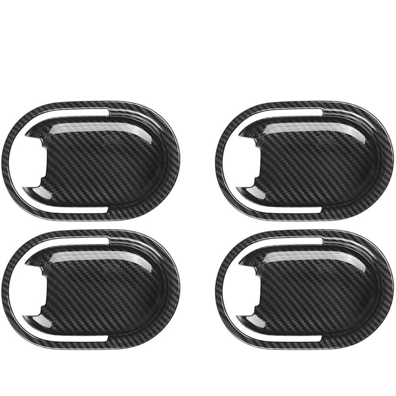 Zynther One Color Inside Door Latch Handle 4Pcs Inner Door Handle Bowl Panel Cover Trim Interior Mouldings For Hyundai