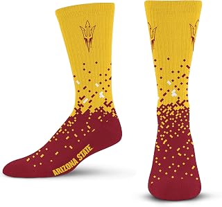 For Bare Feet NCAA unisex-child Spray Zone Crew Sock Ncaa Youth
