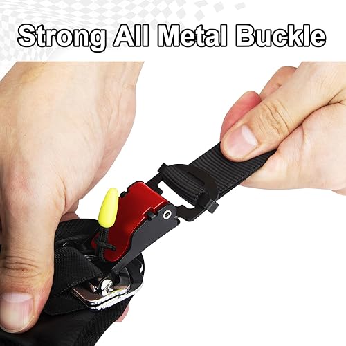 Miniatura 5 de Kit de hebilla de liberación rápida para casco, adaptador de casco de trinquete de acero inoxidable para correa de barbilla de hasta 1 pulgada,