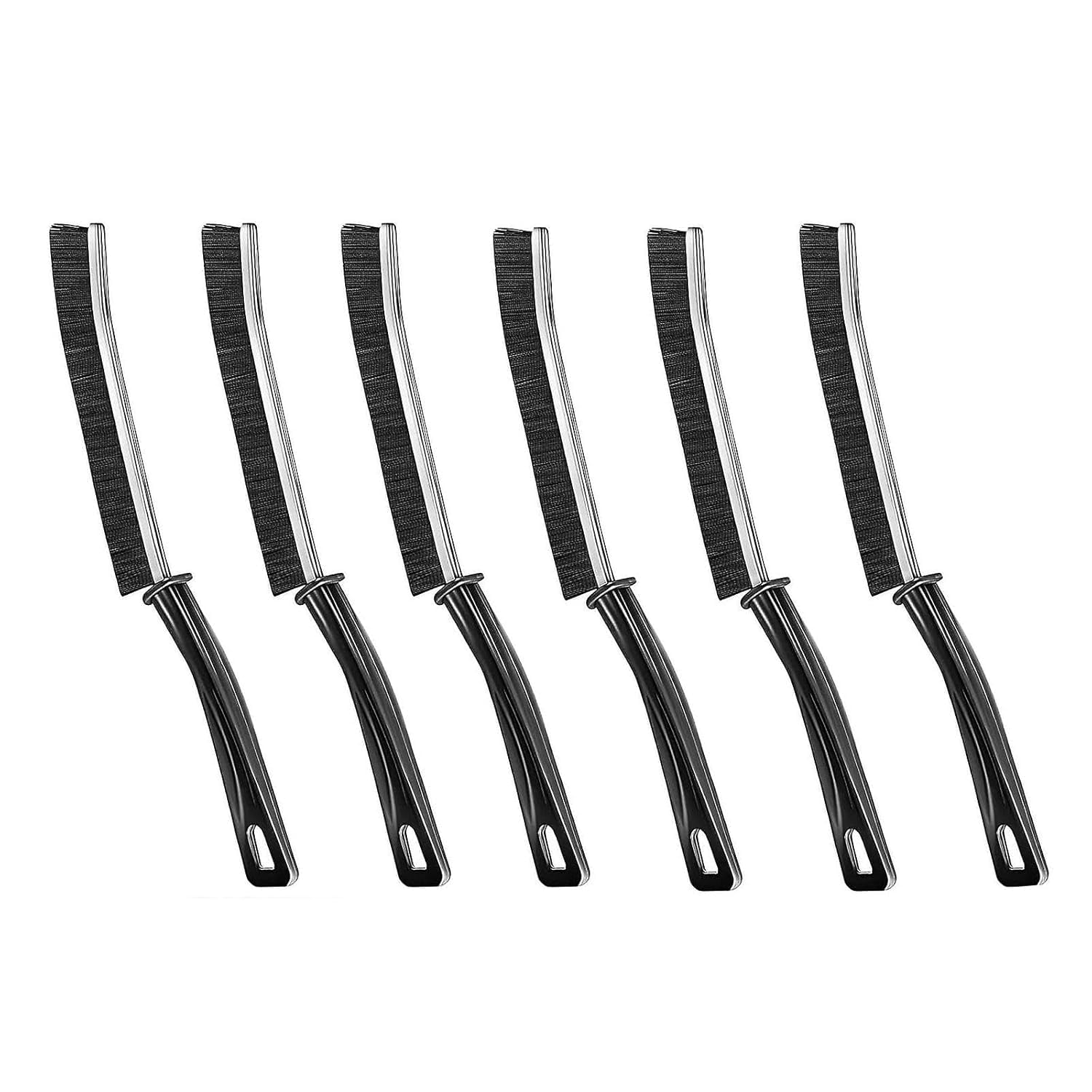 BizBee Hard Bristle Crevice Cleaning Brush - Cleaning Tools for Household Use, Multifunctional Gap Cleaning Supplies for Kitchen, Bathroom, Toilet, Window, Vehicle, Faucets, Grout, Home (12 PCS)