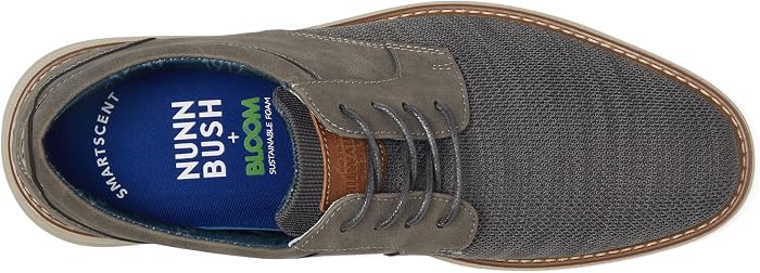 Обувь Nunn Bush Chase Knit Plain Toe Oxford Lightweight Breathable Versatile Lace Up — фото 5