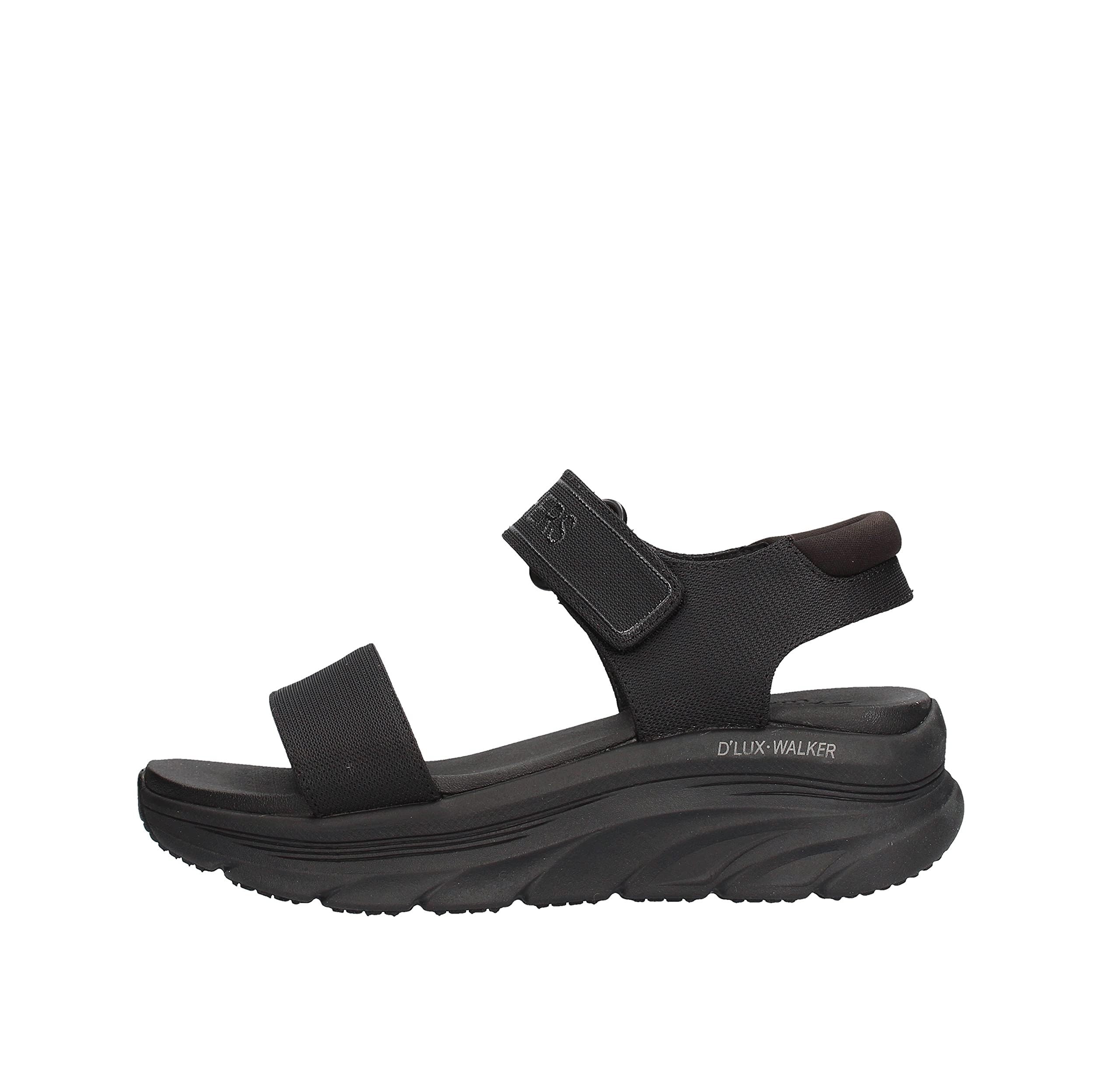 Skechers Cali Women's D'lux Walker-New Block Sport Sandalen, slate, 43 EU