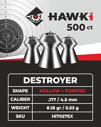 Miniatura 3 de Hawki Pellets de pistola de aire comprimido