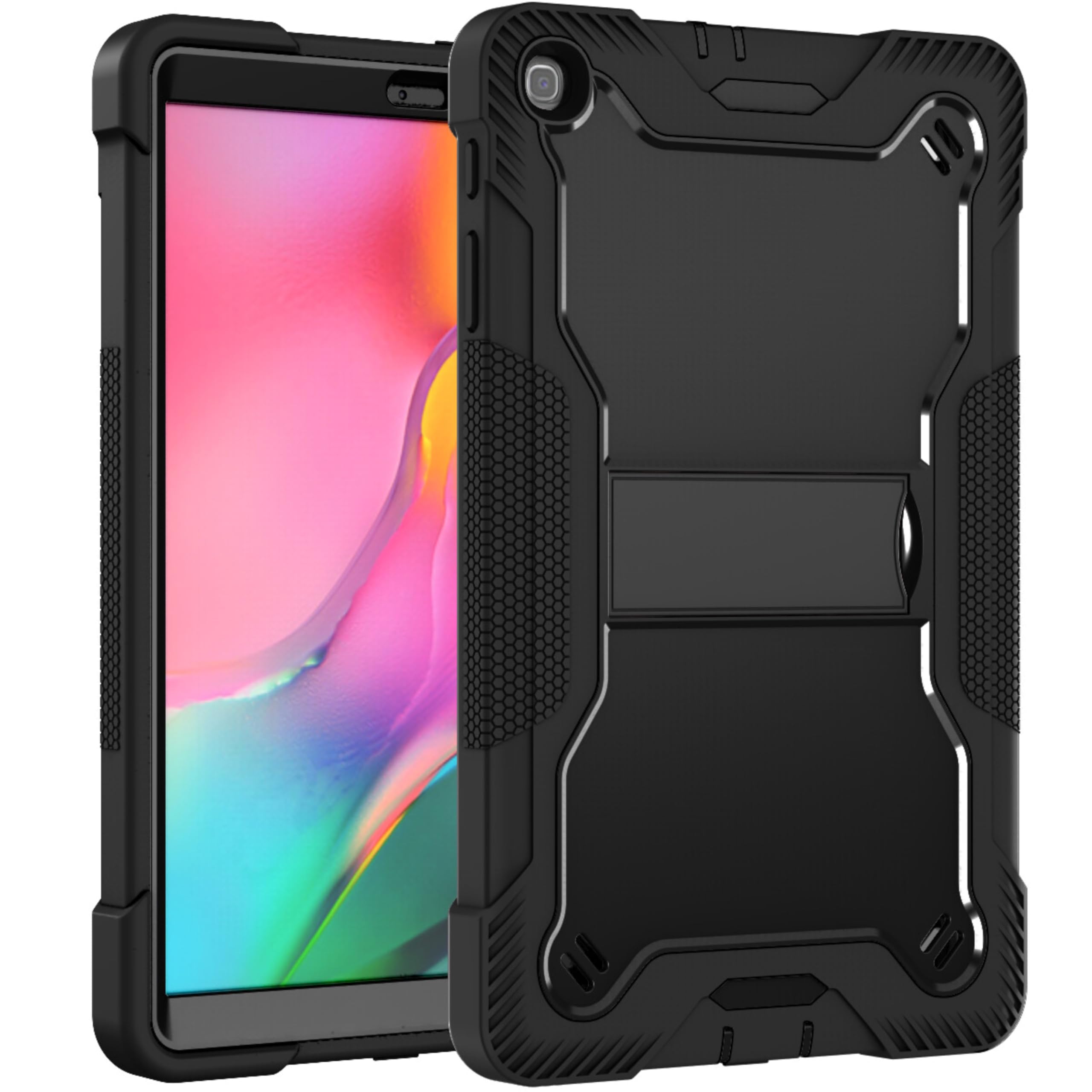 TGK Slim Heavy Duty Shockproof Protection Kickstand Hybrid Case Cover for Samsung Galaxy Tab A 10.1 inch T510/T515 Black (B0D1P2BBHJ) Amazon Price History, Amazon Price Tracker