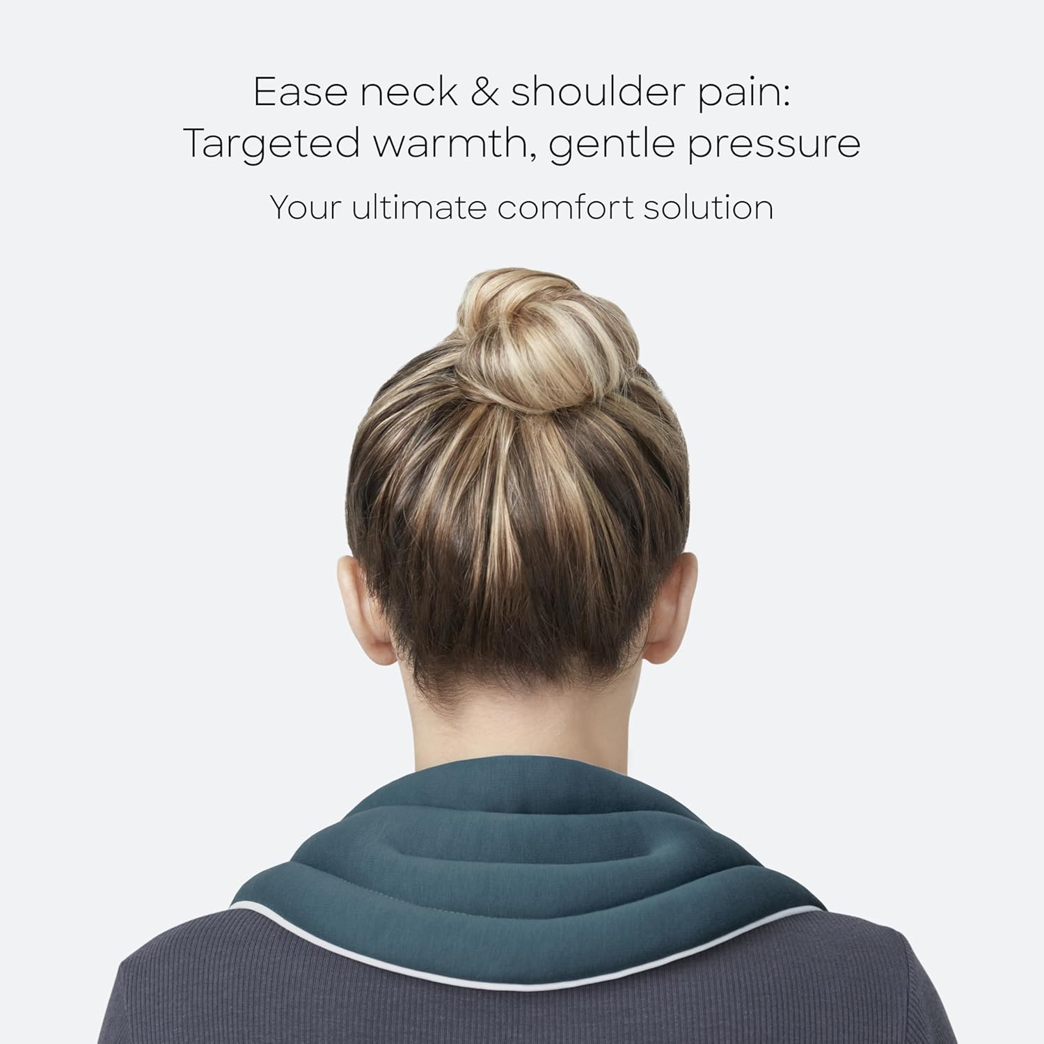 Ostrichpillow Heating Pad Microwavable - Neck Wrap Microwavable Heating Pad for Neck and Shoulder, Relaxation, Pain Relief