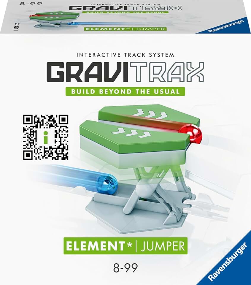 Ravensburger GraviTrax Element Jumper 22421 - Erweiterung für Deine Kugelbahn - Murmelbahn und Konst
