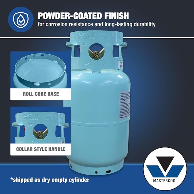 Mastercool 67010 Cilindro Recuperador Refrigerante 30 lb con miniatura 4
