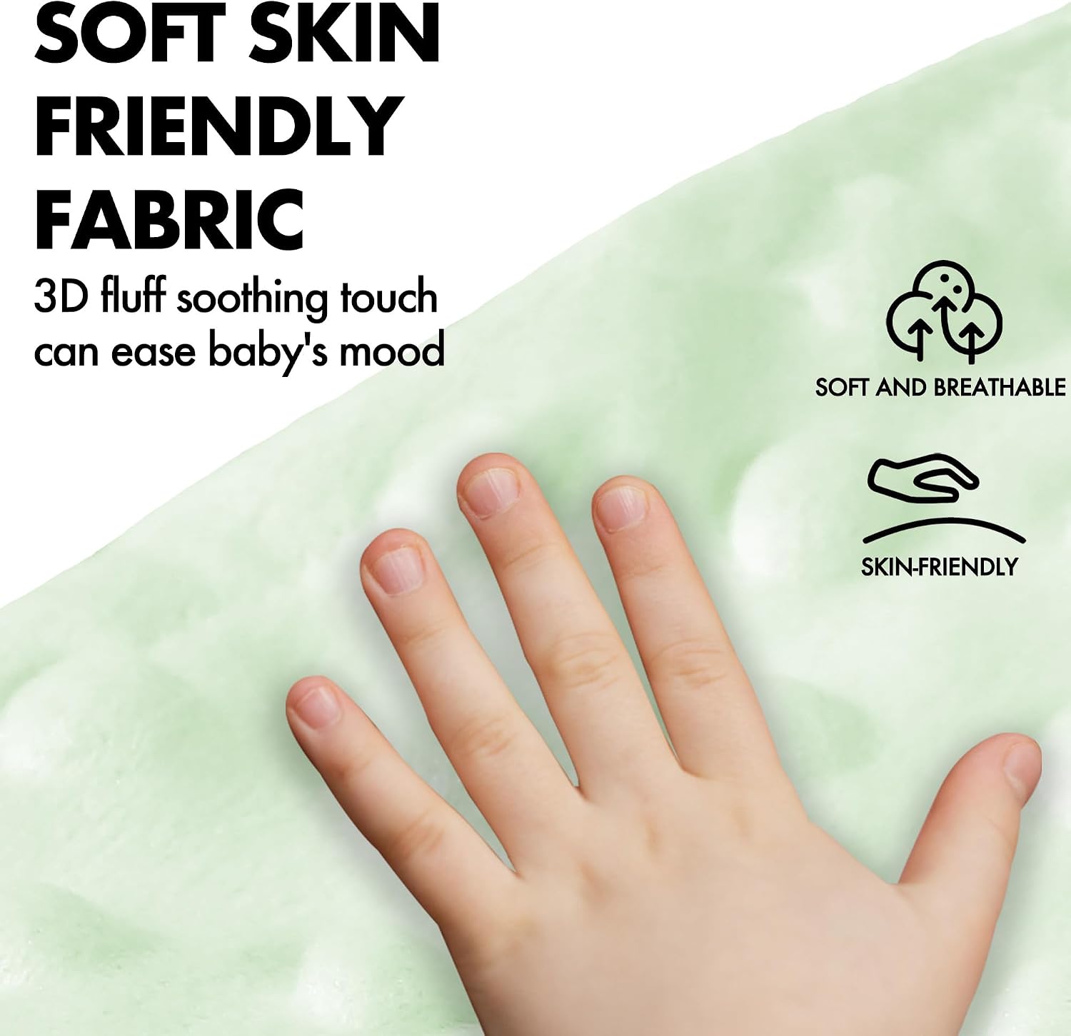 Baby Colic Relief Gripe Belt Seed Heating Pad with Gentle Warmth Tummy Wrap for Soothing Gas and Upset Stomach (Green, 0m+)