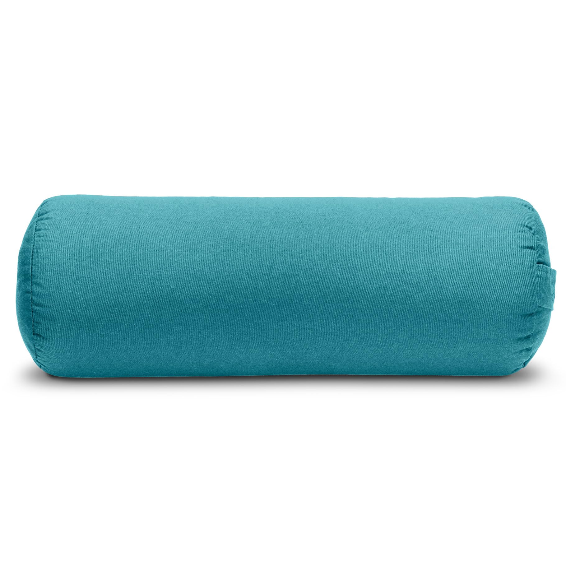 Yoga-Mad Wałek do Jogii Przyjazny dla Środowiska z Wypełnieniem Gryczanym 61 cm x 23 cm Zdejmowany Zmywalny Pokrowec Idealny do Medytacji i Ogólnego Wsparcia Niebieski