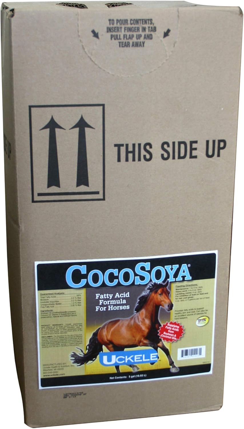 Uckele CocoSoya Oil Horse Supplement Omega Fatty Acid